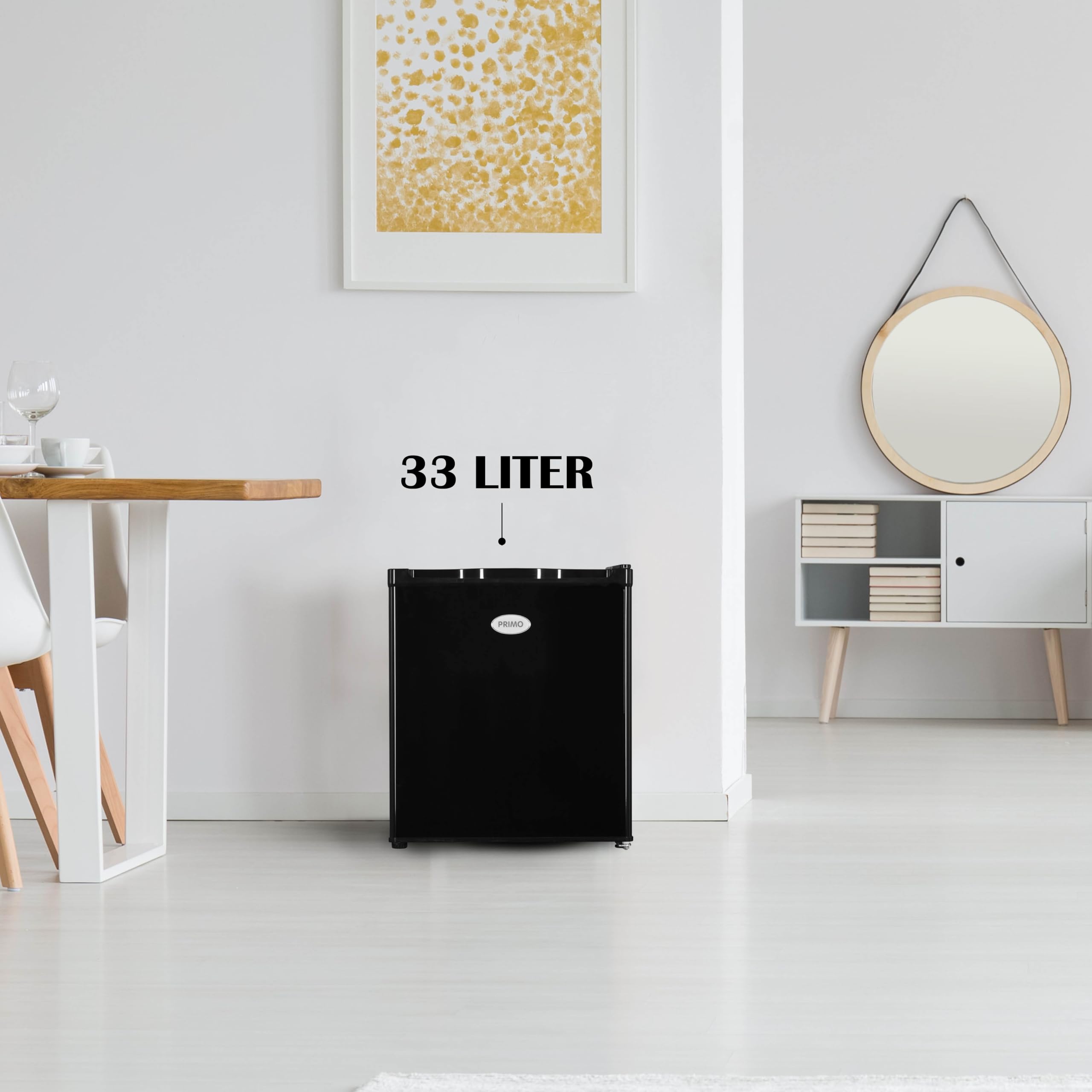 PRIMO PR117DV Mini congélateur 33L Noir