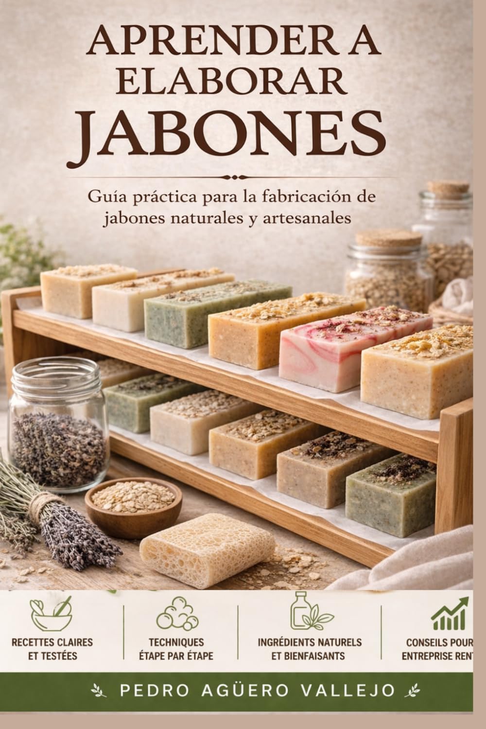 APRENDER A ELABORAR JABONES: Guía Práctica para la Fabricación de Jabones Naturales y Artesanales Curso de Jabonería para Principiantes