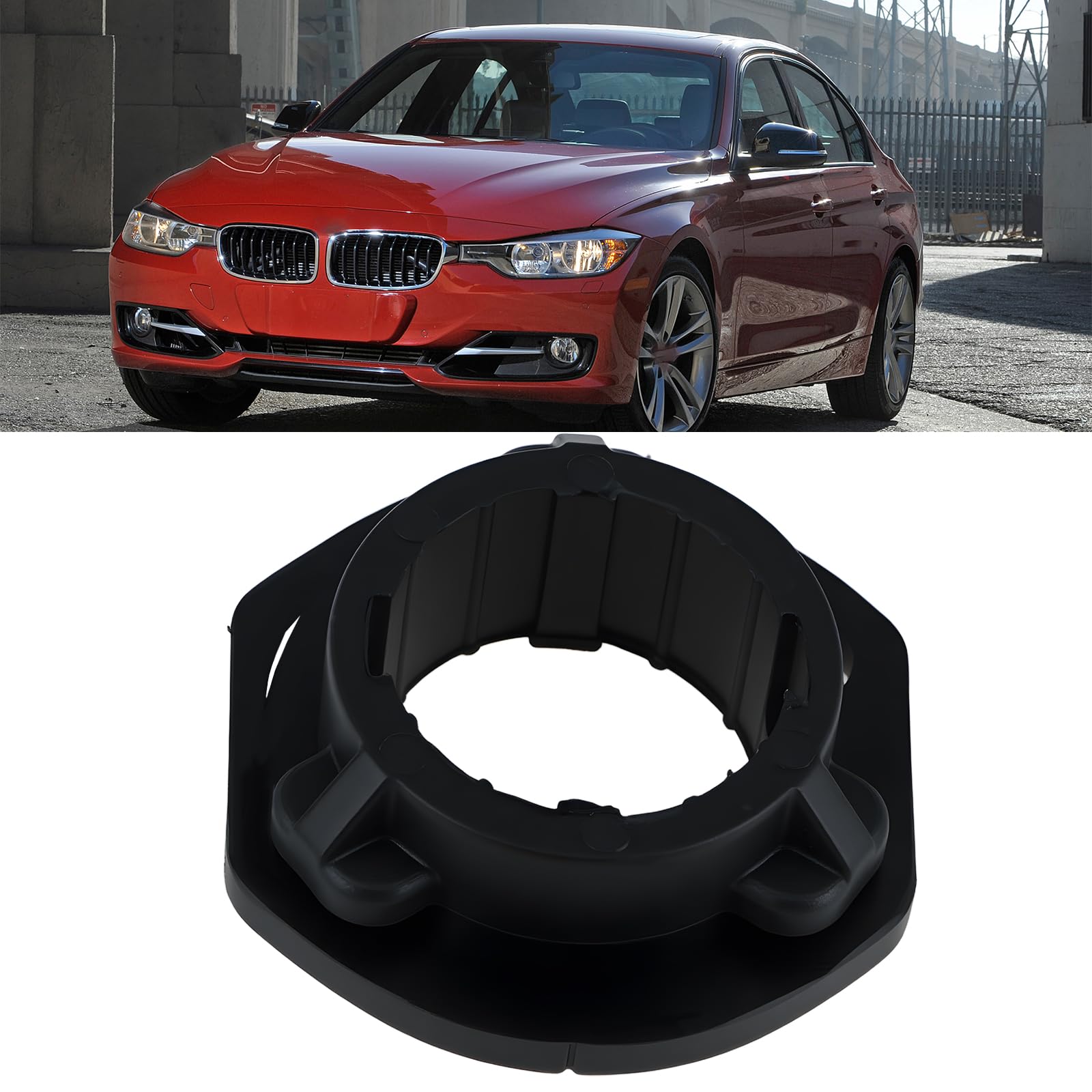 2 set di staffe per boccola radiatore superiore per auto 17117596922 17117596923 compatibile con BMW 328i 2012-2015
