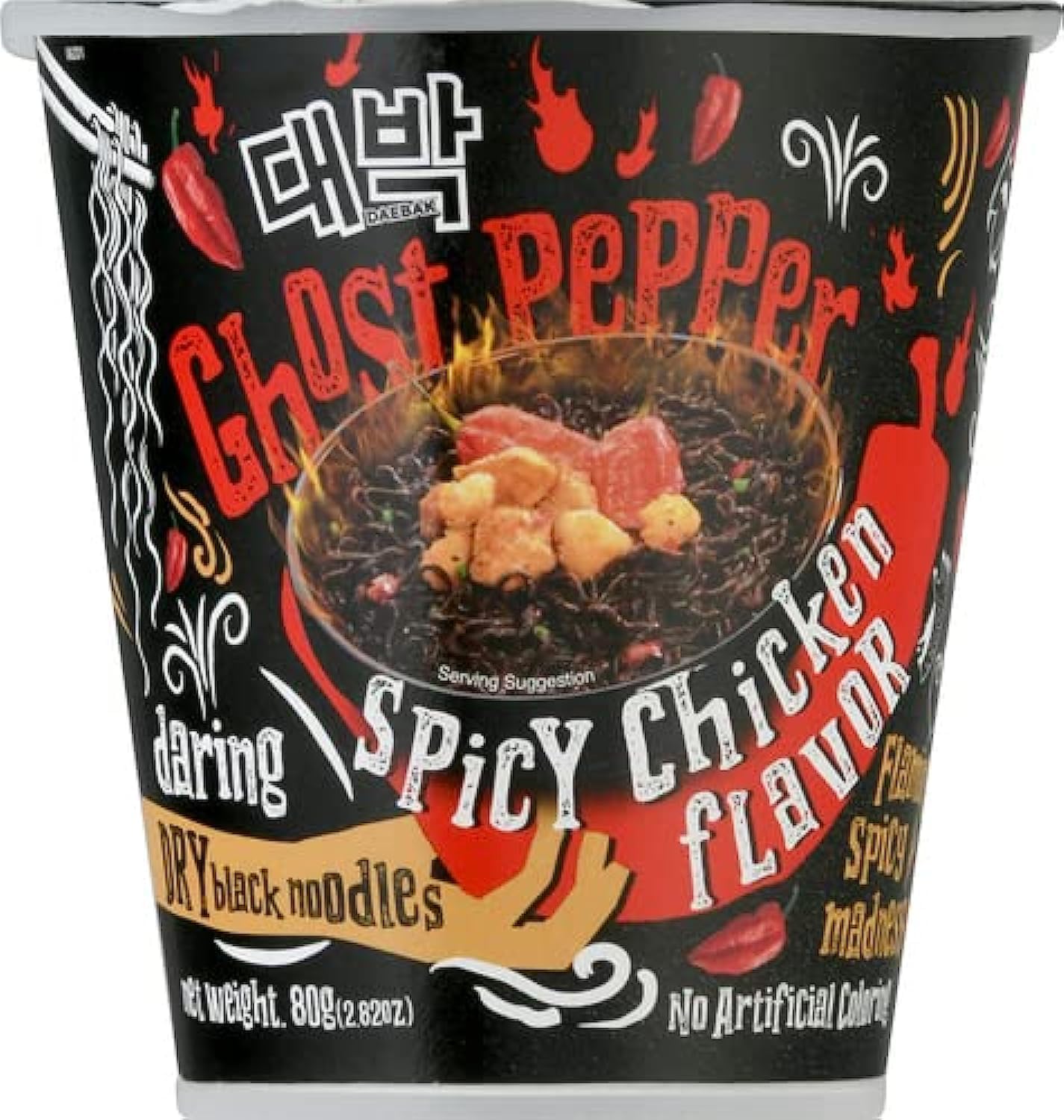 Daebak Ghost Pepper Noodles, 2.82 Oz
