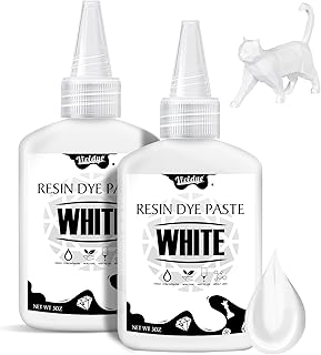 Pasta de Pigmento de Resina Epoxi Blanco Concentrada de 170g Para Arte, Fabricación de Joyas, Pintura, Resina UV, Tinte de Color