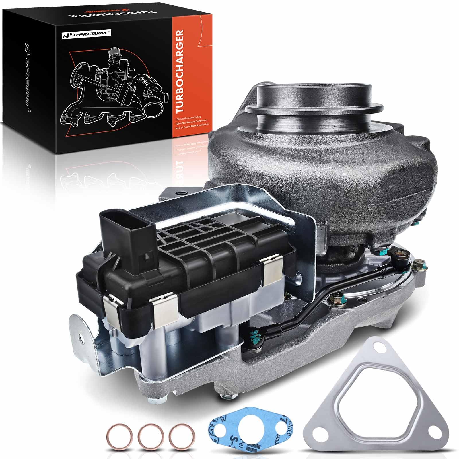 - A-Premium Complete Turbo Turbocharger Kit, with Gasket, Compatible with Dodge Sprinter 2500/Sprinter 3500 2003 2004 2005 2006, 2.7L, Replace# 6470900280, A6470900280