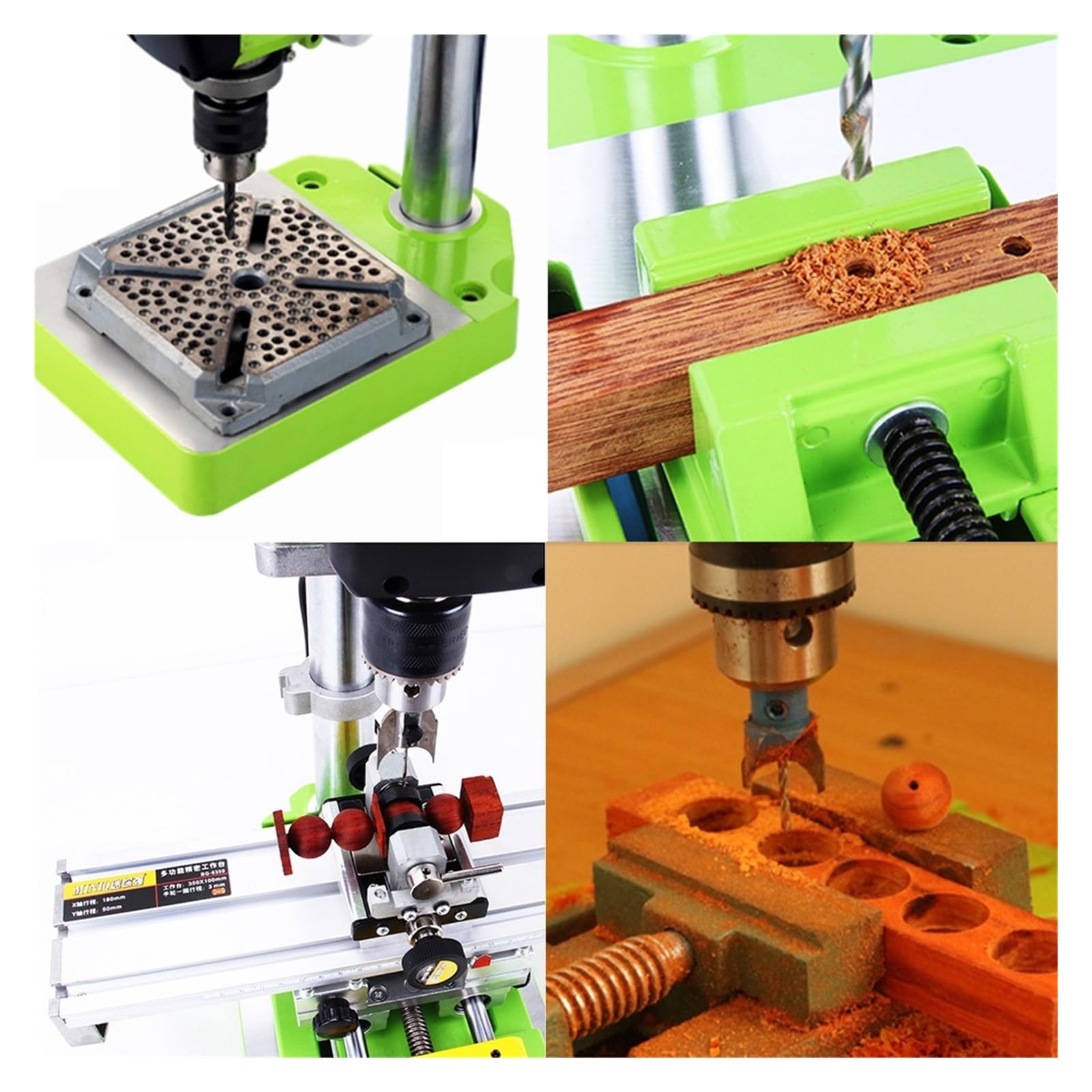 Taladro de Columna, Mini Pequeña Computadora De Escritorio En Miniatura, BG-5168E Taladro De 680 W Taladro De Mesa De 6 Velocidades BG-5168E Taladro