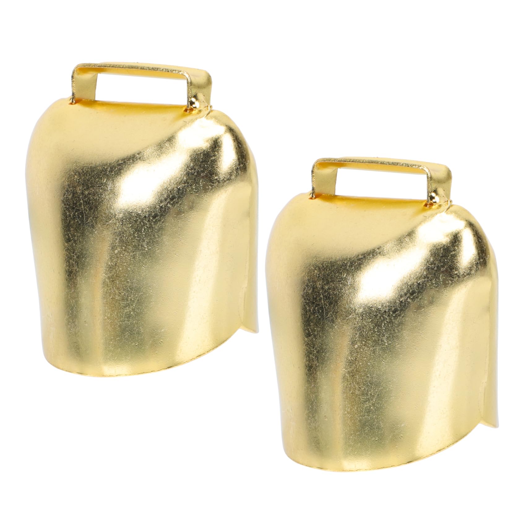 Levemolo 62g Heavy Duty Iron Cow Bells Decorative Livestock Hanging Pendant Loud Sound Portable for Farming and Decorations