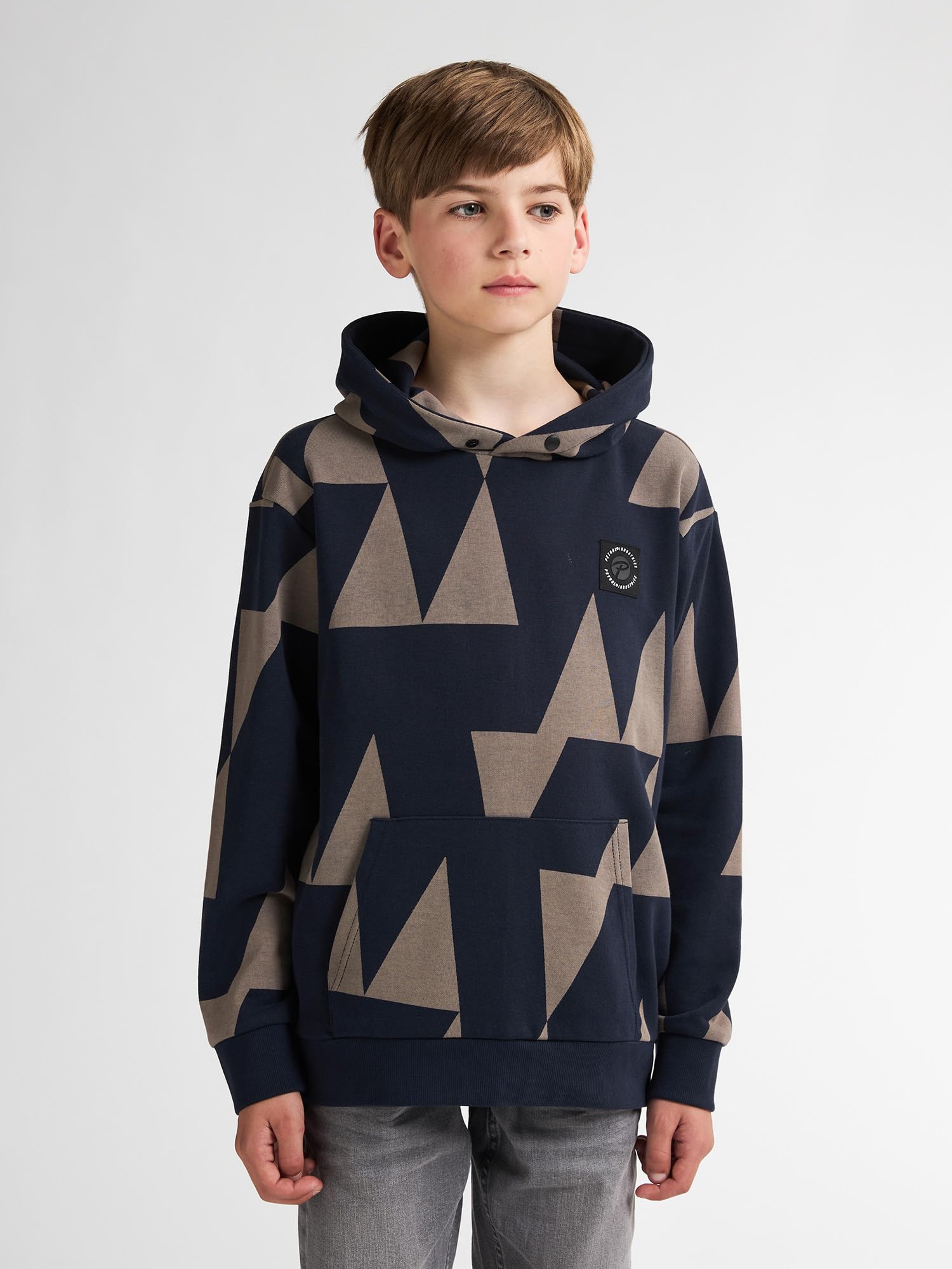 Petrol Industries - Geometrische Hoodie Lassen