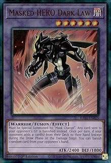 Masked Hero Dark Law (PUR) - RA01-EN025 - Prismatic Ultimate Rare - 1st Edition
