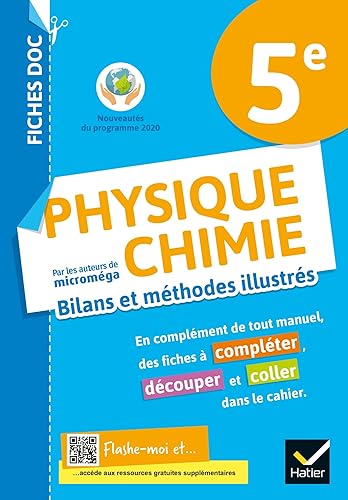 FICHES DOC Bilans et méthodes illustrés - Physique chimie 5e - Ed 2021 - Cahier élève