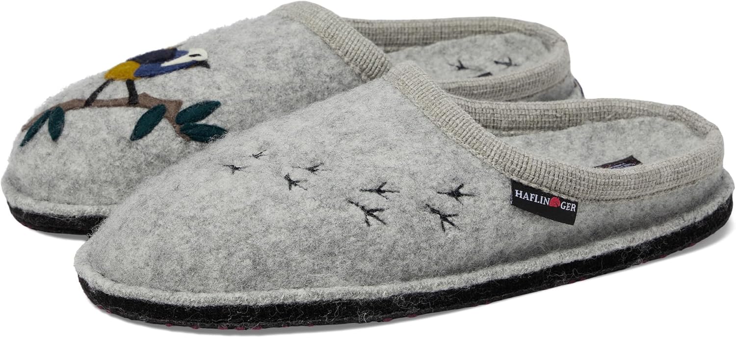 HAFLINGER Songbird Silver Grey EU 40 (US Men's 7, Women's 9) Medium