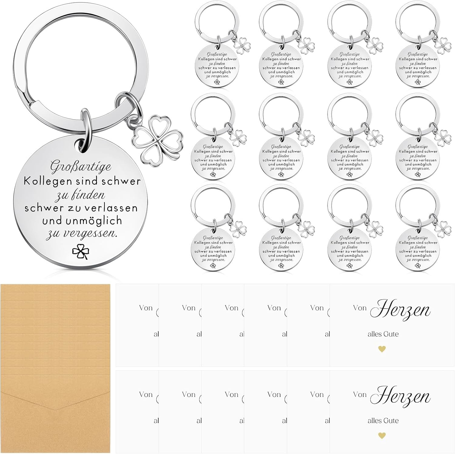 Otuuz 12 Set Dankeschön Geschenk für Kollegen Abschiedsgeschenk für ...