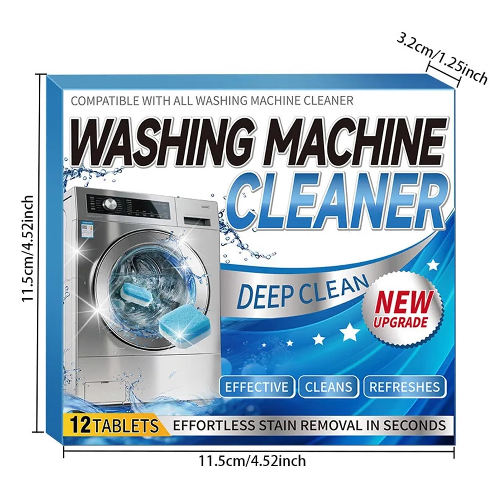 washing machine cleaner tablets Hocheffiziente Brausetabletten for Waschmaschinenreiniger