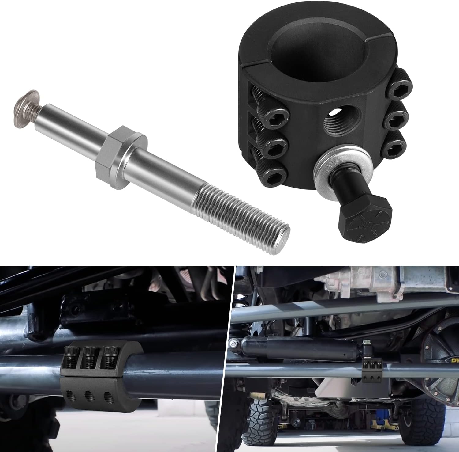 Steering Stabilizer Tie Rod Clamp and Steering Stabilizer