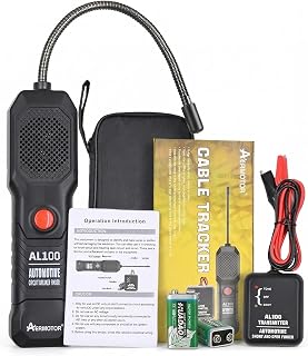 NOYAFA NF-827 Circuit Breaker Finder with 3 Accessories &GFCI Outlet Tester | Quickly Identify 90-120V AC NCV Circuit Breaker Finder Tool Circuit Tracer Tester with Storage Case, Sensitivity Adjustment