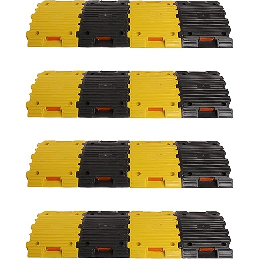 LADWA Plastic Road Hump Speed Breaker 50mm