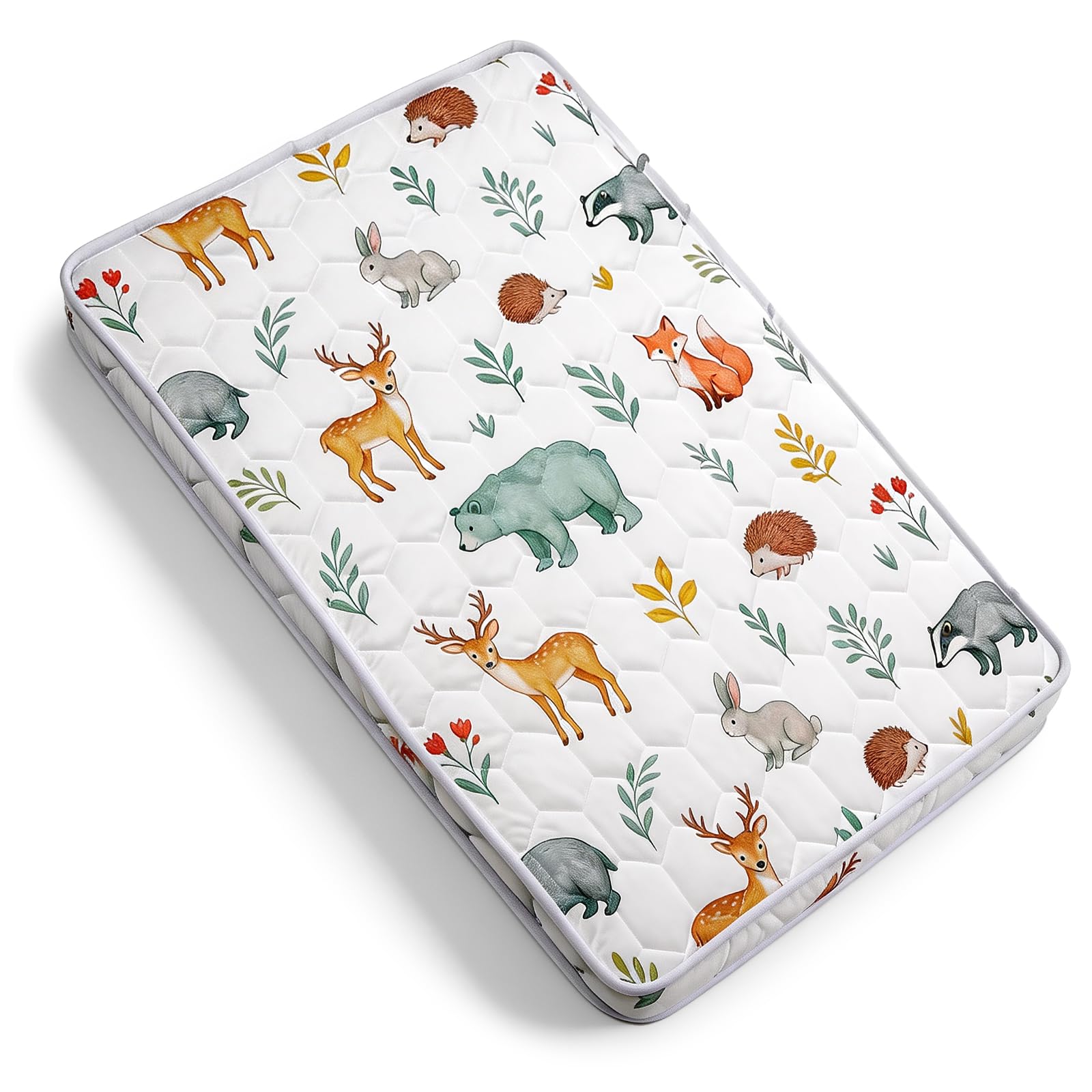 Photo 1 of Pack and Play Mattress Pad 38x26x1.5 – Non-Slip Bottom & Breathable Playpen Mattress for Baby, Firm Foam Pack n Play Mattress Replacement for Graco/Baby Trend Playard, Soft Portable Mini Crib Mattress