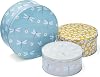 Cooksmart English Meadow Set of 3 Round Cake Tins, English Meadows