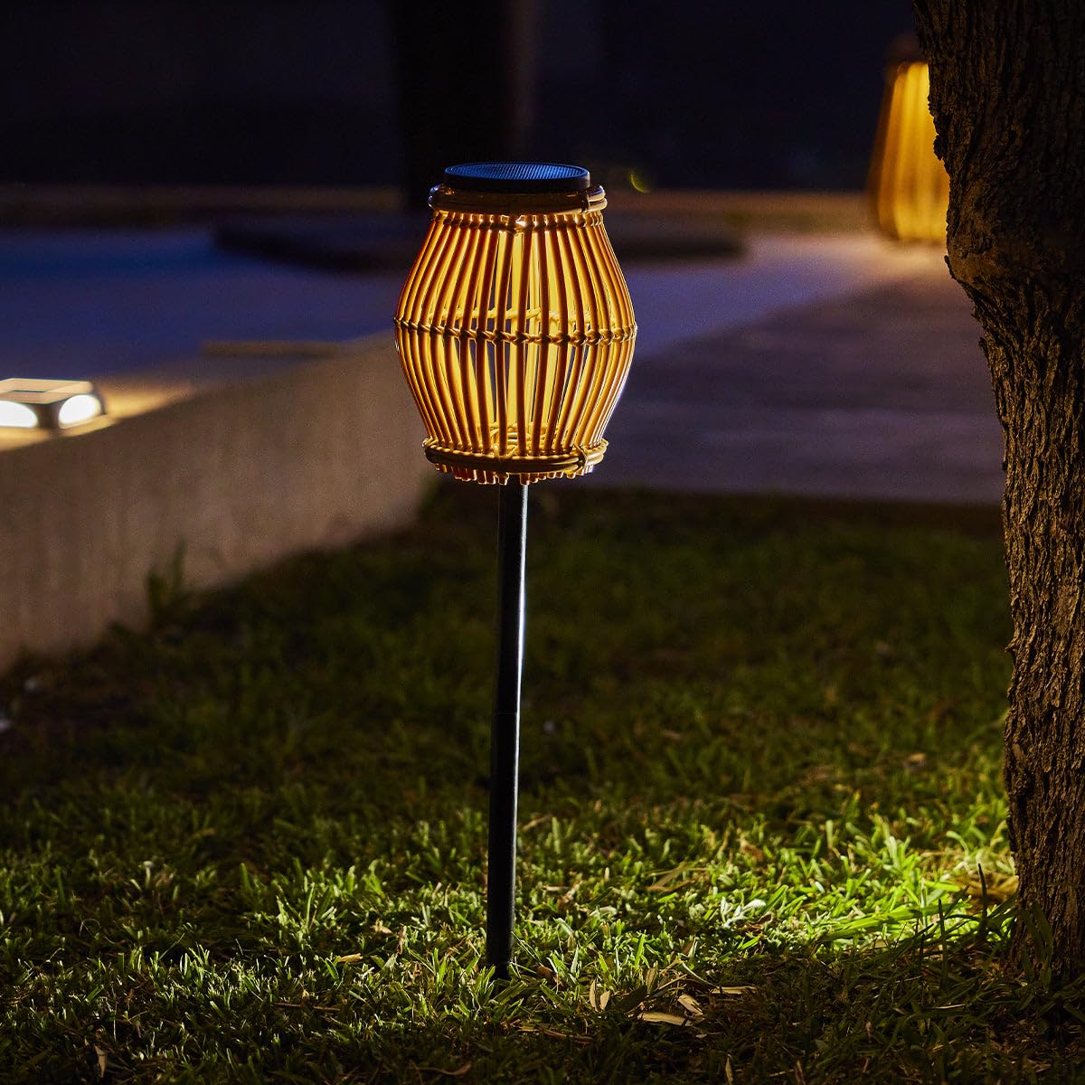 SILVINA H 70cm Naturalna lampa solarna LED z pilotem