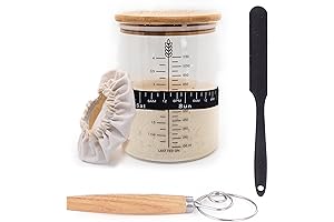 Sourdough Starter Jar Glass - The Perfect Home for Your Sourdough Starter