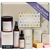 Birthday Spa Gift Set for Women - Relaxing Luxury Birthday Spa Kit Package, Self Care Bath and Body Gift Basket for Her Birthday, Birthday Gifts for Women Mom Wife Friend Sister by ZAAINA