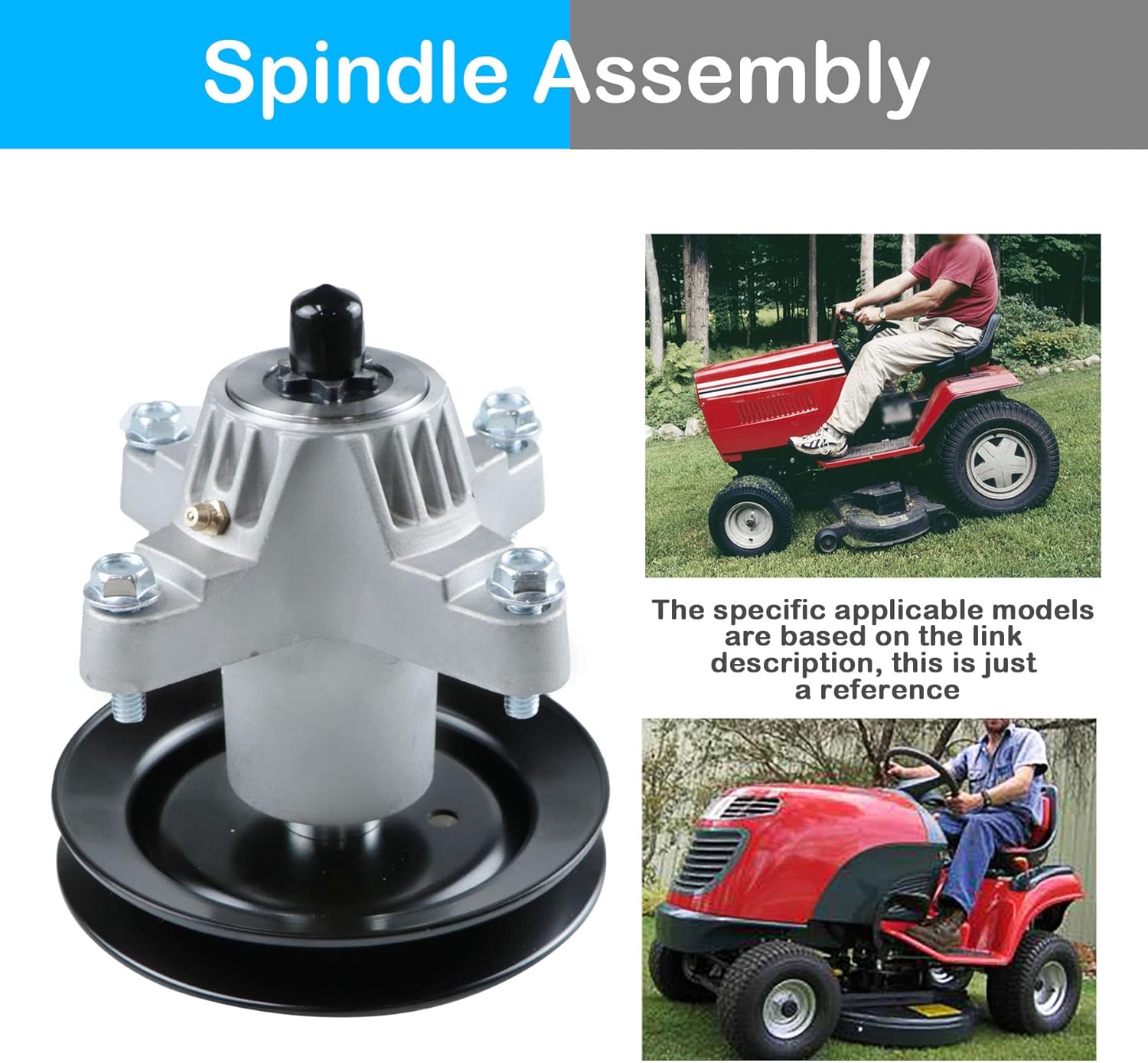 618-04474 Mower Spindle Assembly Fits for MTD 918-04474 918-04474A 918-04474B 618-04474A 618-04495 918-04495 2 Pack, for MTD 700 Series Mowers, for Bolens 2007 13AM762F765