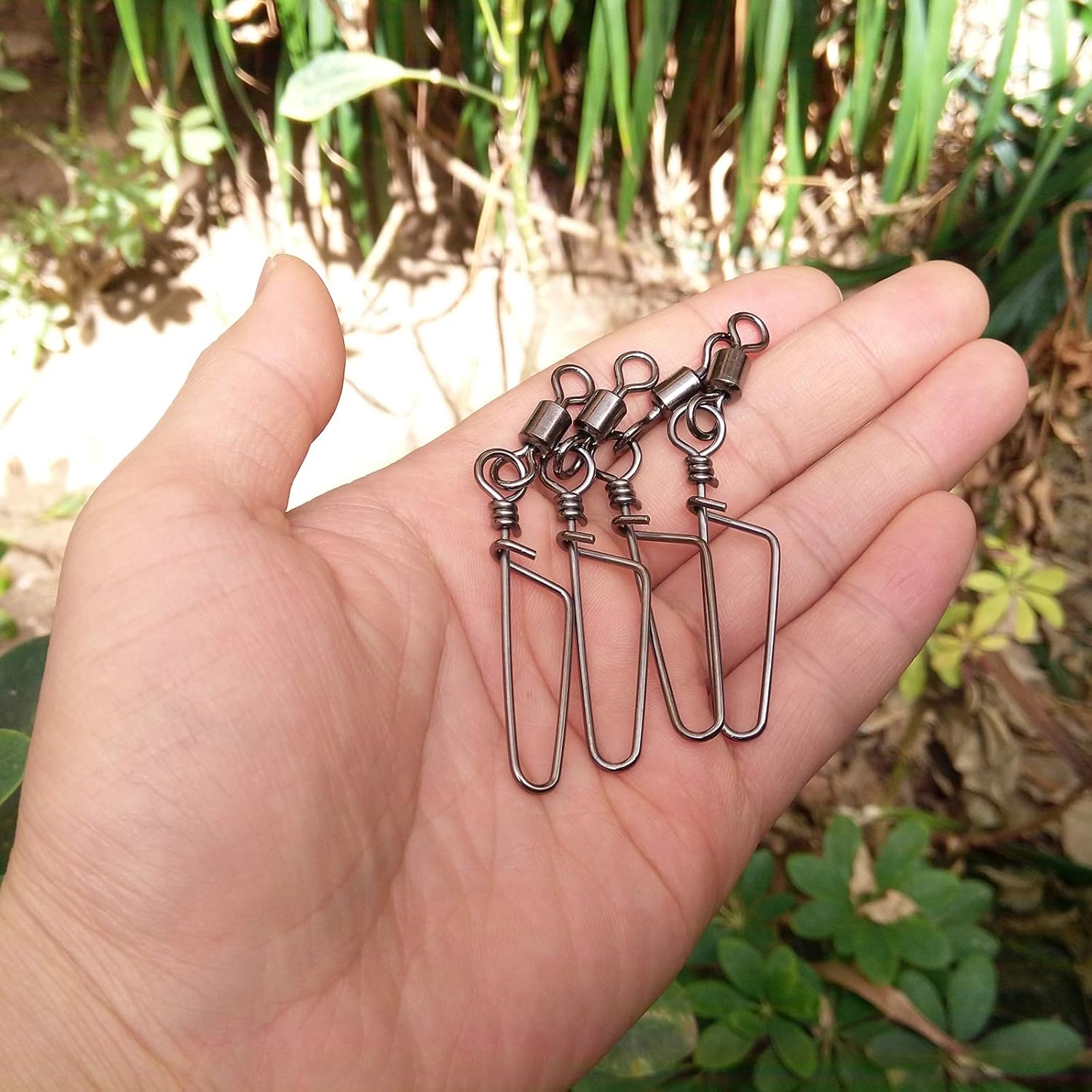 Dr.Fish 30 Pack Barrel Snap Swivels, Barrel Swivels Fishing Tackle Crane Rolling Coast Lock Snap Lure Leader Line Connector Fresh&Saltwater - Image 8