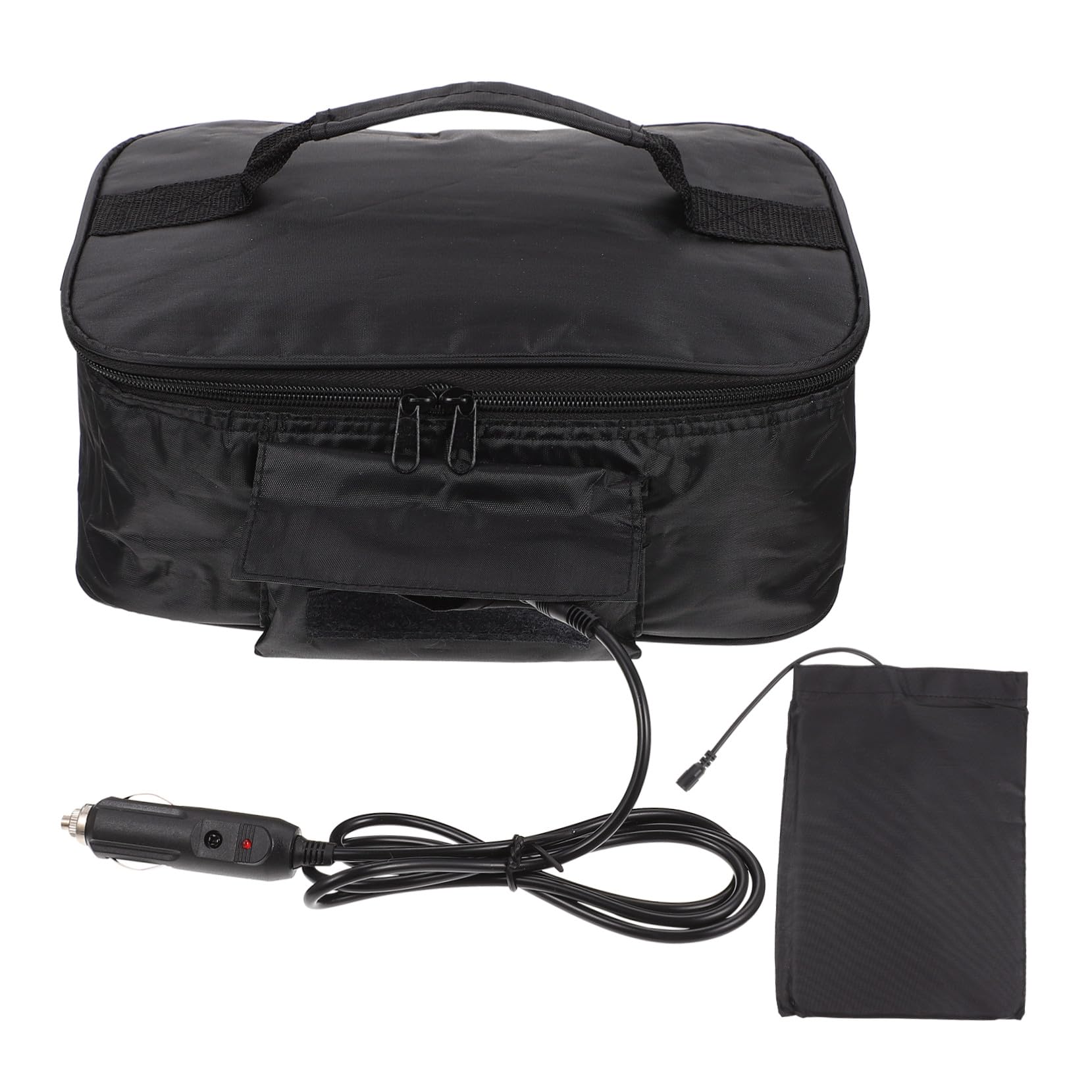 Tasche mit Henkeln, 1 Stück, Schwarz, Warmhaltend für Lunchbox