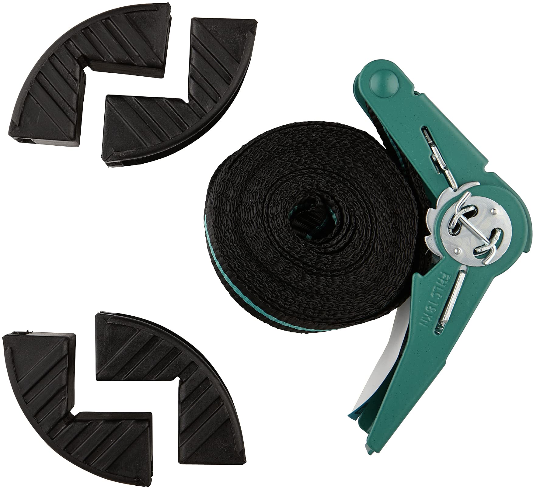 wolfcraft Tenditore a nastro a cricchetto con ganasce I 3441000 I Multifunzionale: come cinghia di serraggio normale o con ganasce come tenditore per telaio