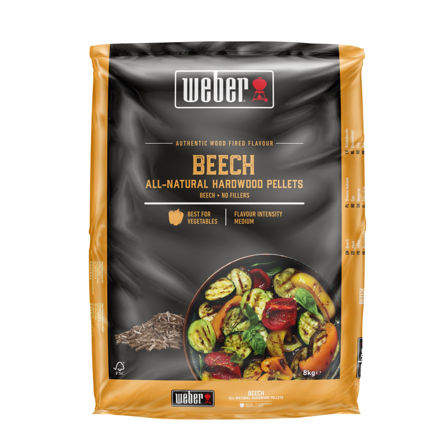 Weber Holzpellets – Buchenholz (8kg)