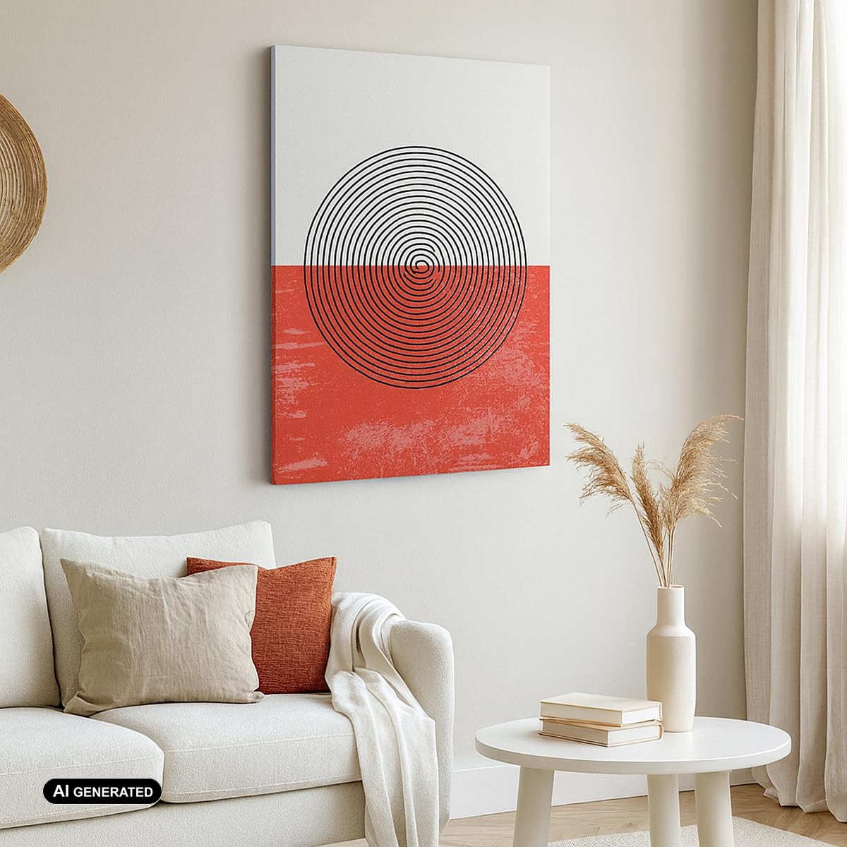 ARTTOR Cuadro Decorativo 70x100 cm Moderno Vertical Abstracto Arte - 4370
