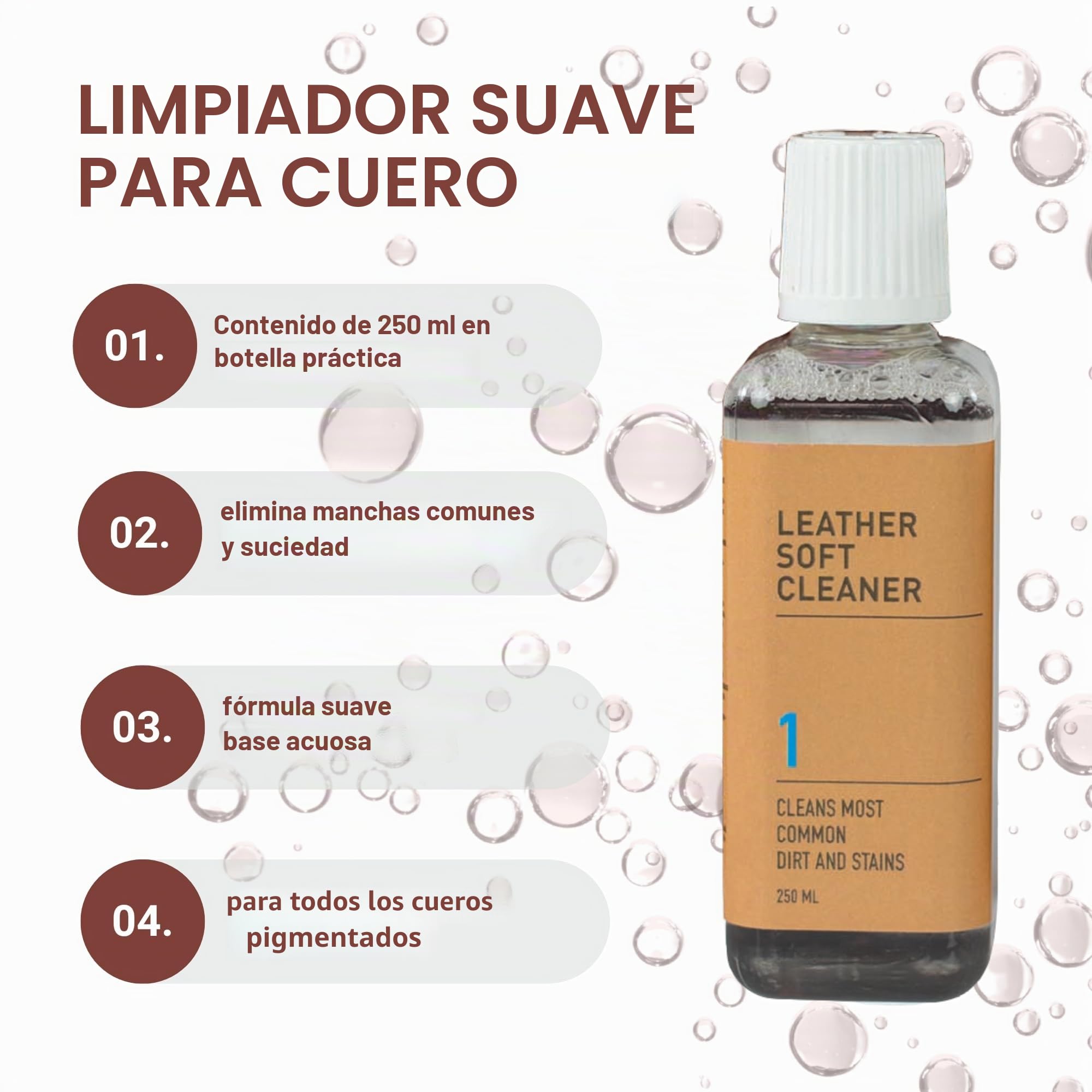 Leather Master/Uniters Leather Care Midi Kit para el Cuidado del Cuero