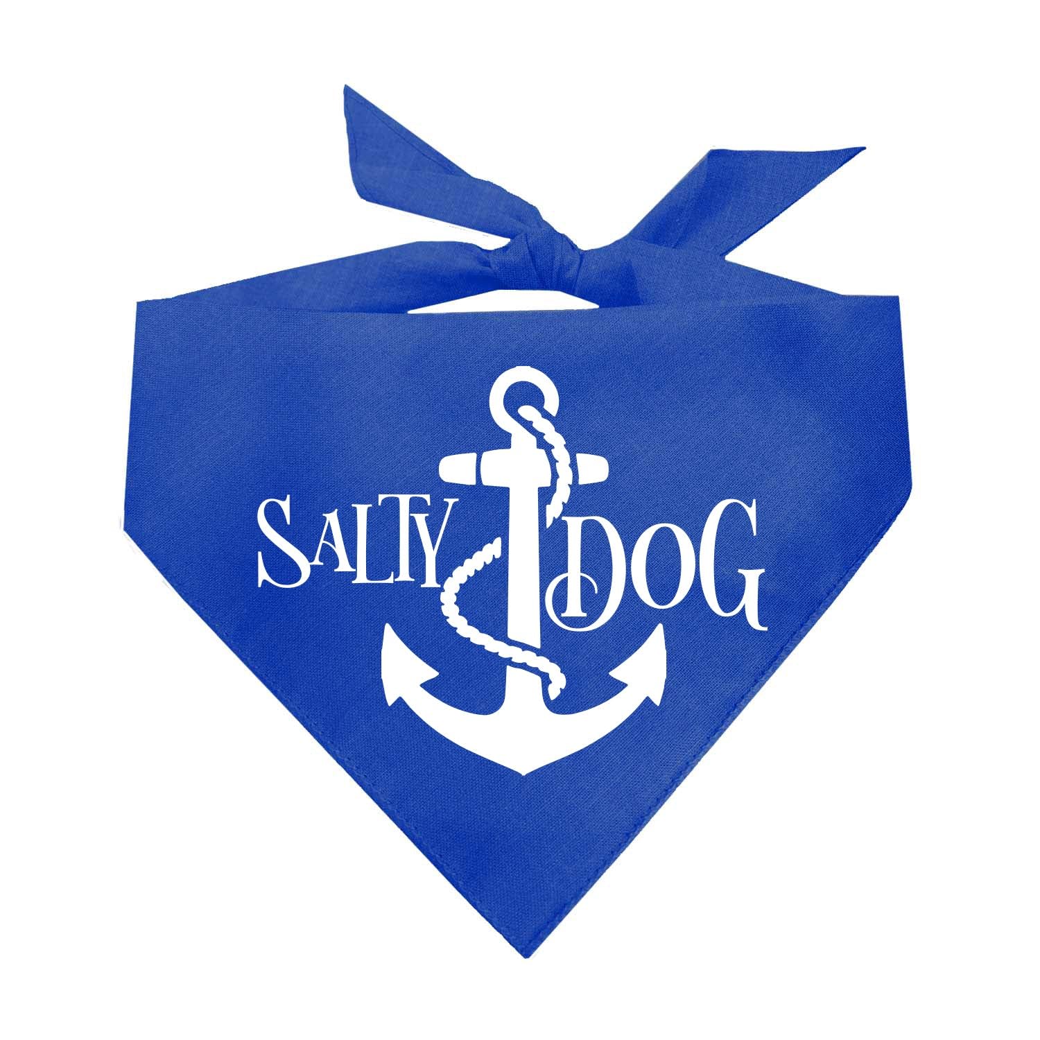 Tees & Tails Salty Dog Beach Dog Anchor - Pañuelo Perro Bandana Triangular (colores surtidos)