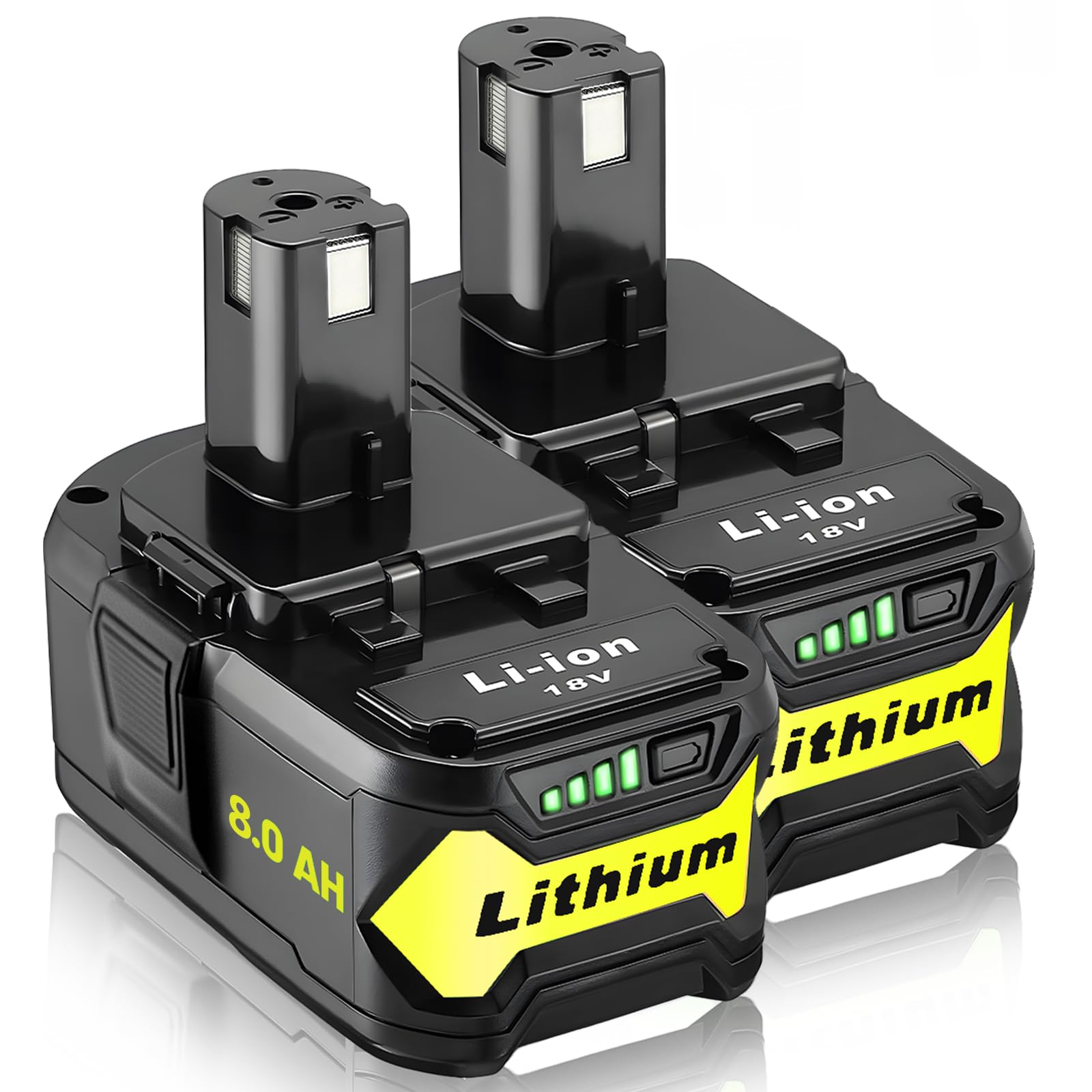 Ultraxxis 8.0Ah Replacement for Ryobi 18V Battery