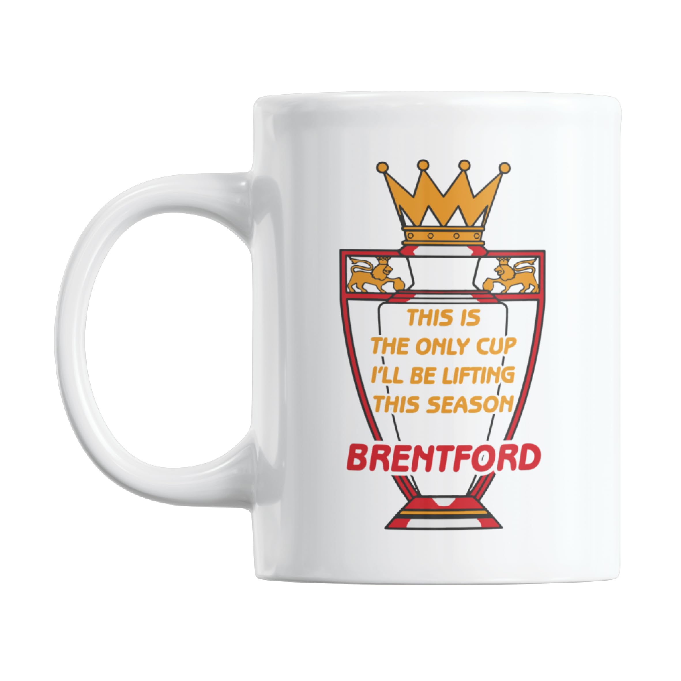Gift Island Mug Gift for Brentford Fans | Football Secret Santa Mug Gift for Brentford Supporters | Football Stuff, Joke Mug for Friends, Colleague, Cousin, Uncle, Dad, Father, Son, Brother 11oz — image 1