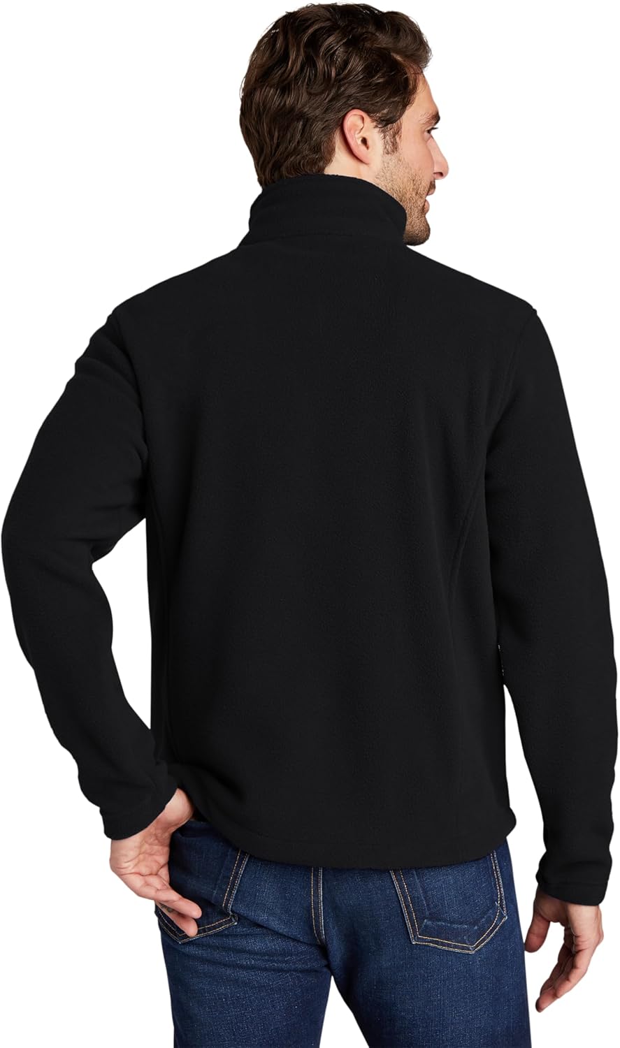 Moonlight Apparel Custom Embroidered Fleece Zip Pullover for Men,Men's Personalized Design Logo and Text Pullover, Customized Fleece Sweater - Image 4