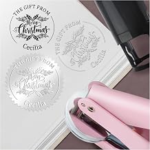 Book Embossing Machine Custom Embossing Machine Stamps,Personalized Library Embossing Machine Stamps Custom Books Business Cards Paper documents notebooks and More.