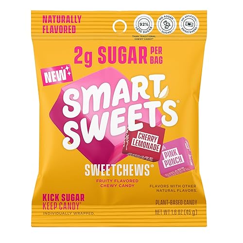 Miniatura 59 de SmartSweets Sour Blast Buddies, caramelo con bajo contenido de azúcar (0.11 oz), bajo en calorías (100), sin edulcorantes artificiales, a base