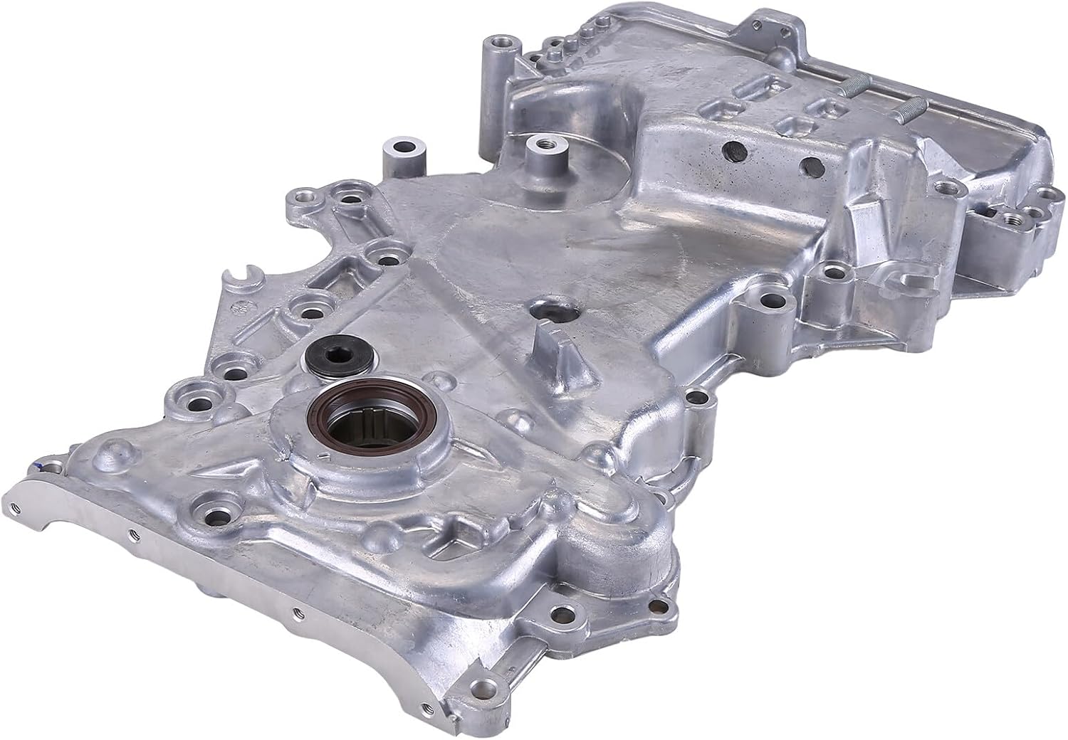 Timing Chain Oil Pump Cover Engine Oil Pump Compatible with 2011-2013 Hyundai Elantra Coupe GT 1.8L, Compatible with 2012 2013 Kia Soul 2.0L Replace 21350-2E021 213502E021 Oil Pump Cover