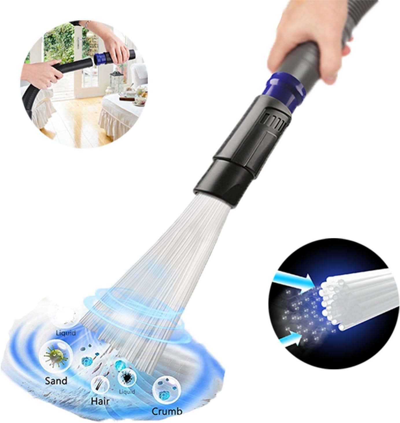 Universal Vacuum Cleaner Attachment, Dust Brush As Seen On