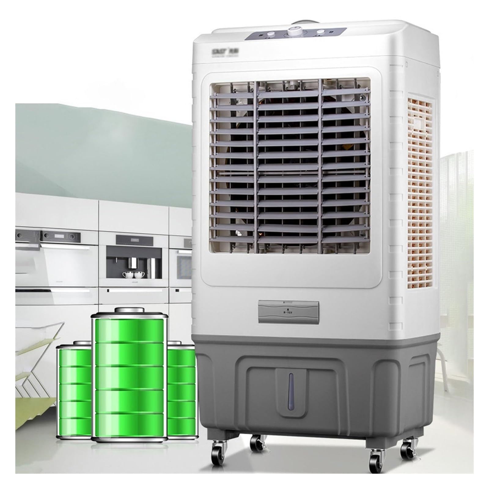 Evaporative Air Cooler Commercial with Universal Wheel Large Water Tank