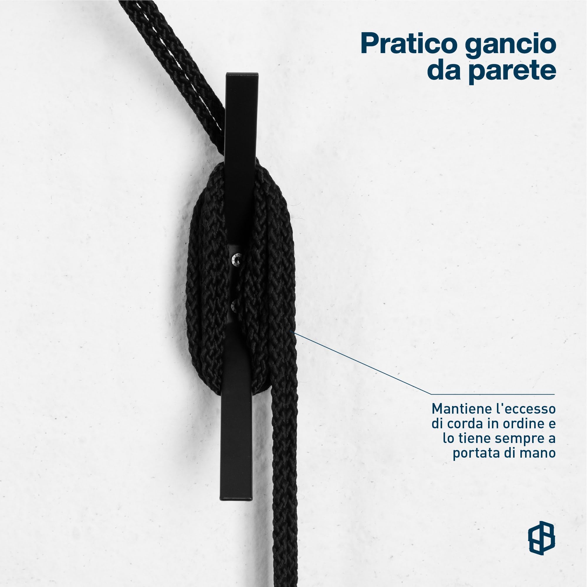 Supporto per bicicletta da soffitto per garage con puleggia | Supporto da parete per bicicletta, box da tetto, canoa ecc. | Sospensione "Louis Lift" | 70002
