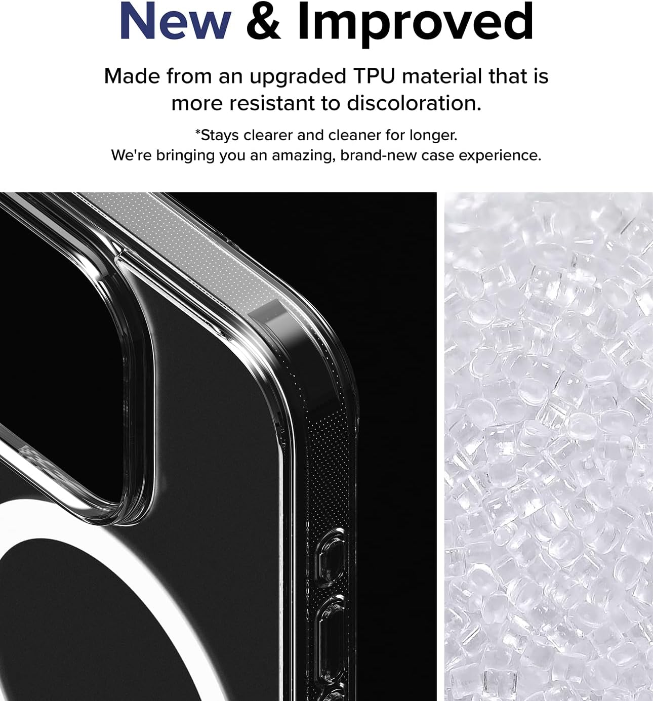 Ringke Fusion for iPhone 15 Pro Case [Compatible with MagSafe] Oil & Dirt Resistant Anti-Fingerprint Technology Prevents Oily Smudges - Magnetic Matte Clear