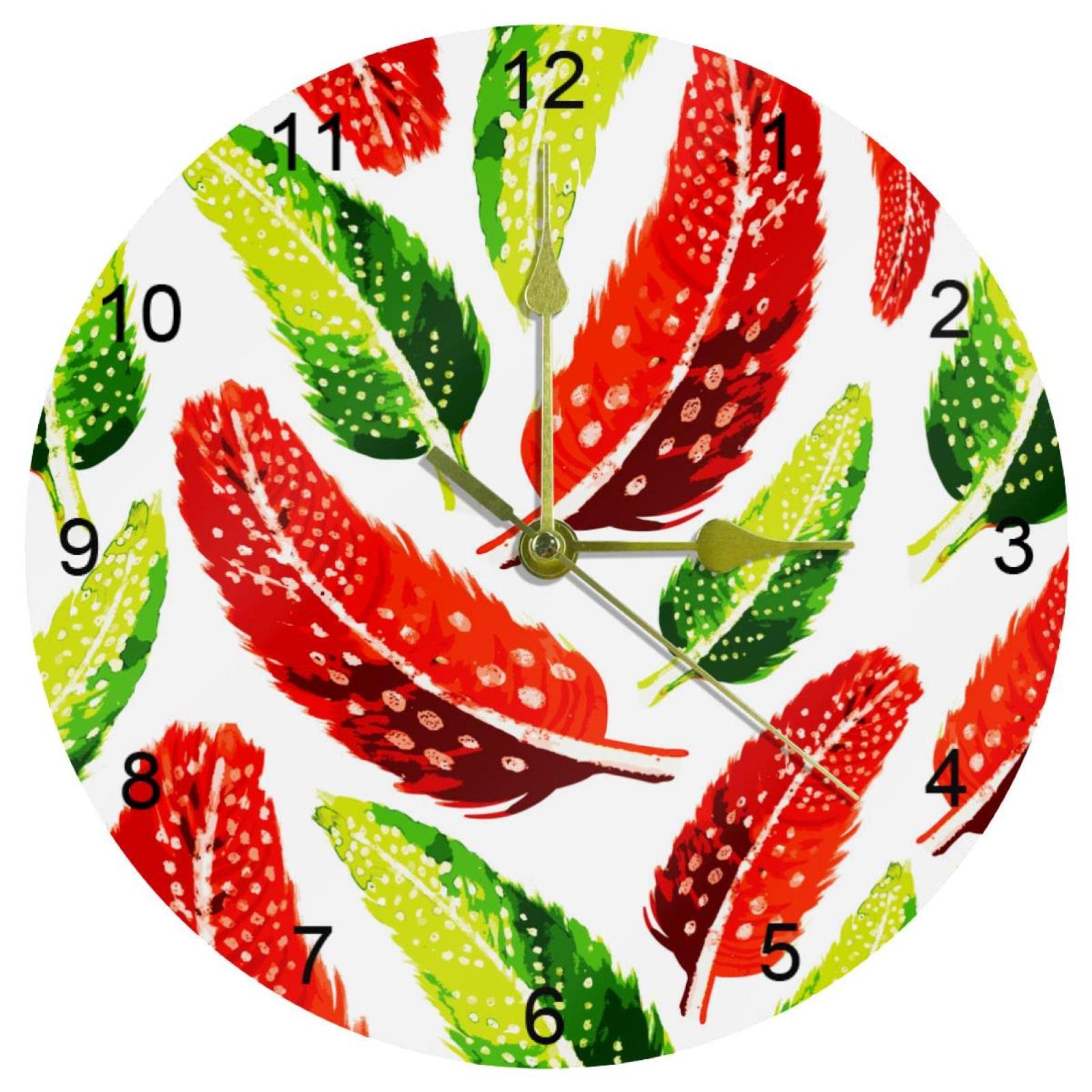Horloge murale silencieuse pour chambre à coucher mettant fin au bruit du tic-tac nocturne