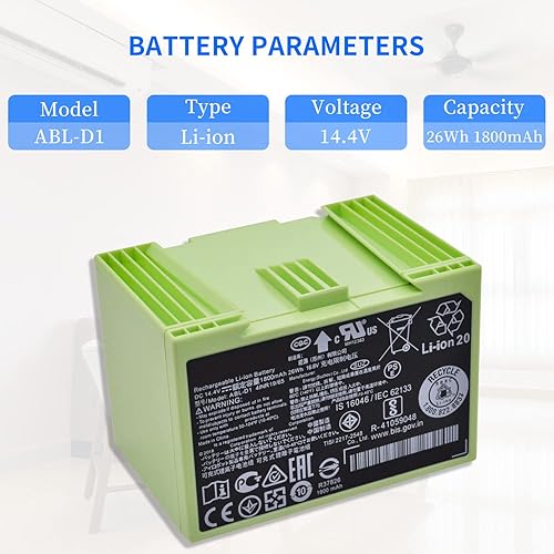 Miniatura 2 de ABL-D1 4624864 Batería para iRobot Roomba i8 i7 i7+ i7 Plus 7150 7156 7158 7550 7558 i7150 i7158 i7556 i7558 e5 5150 e5150 E515 2 e5154 e5158 i3 i3+