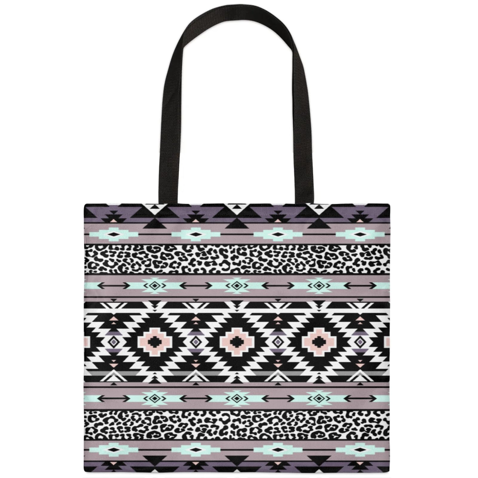 Mularoka Vintage Graphic Flowers Square Canvas Tote Bag Top Handle Purses Stylish Women Canvas Shoulder Tote Bags Reusable Handbags for Work Travel Picnic Beach Shopping Gym Hiking