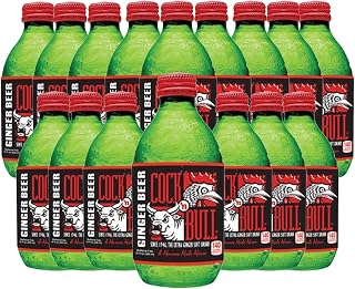 Cock n Bull Ginger Beer 16 Pack 10oz Soda Bottles - Ideal Mixer for Cocktails, Mocktails, and Bartenders - Premium Quality for Perfect Mixed Drinks - Refreshing Flavor Profile- Made In USA