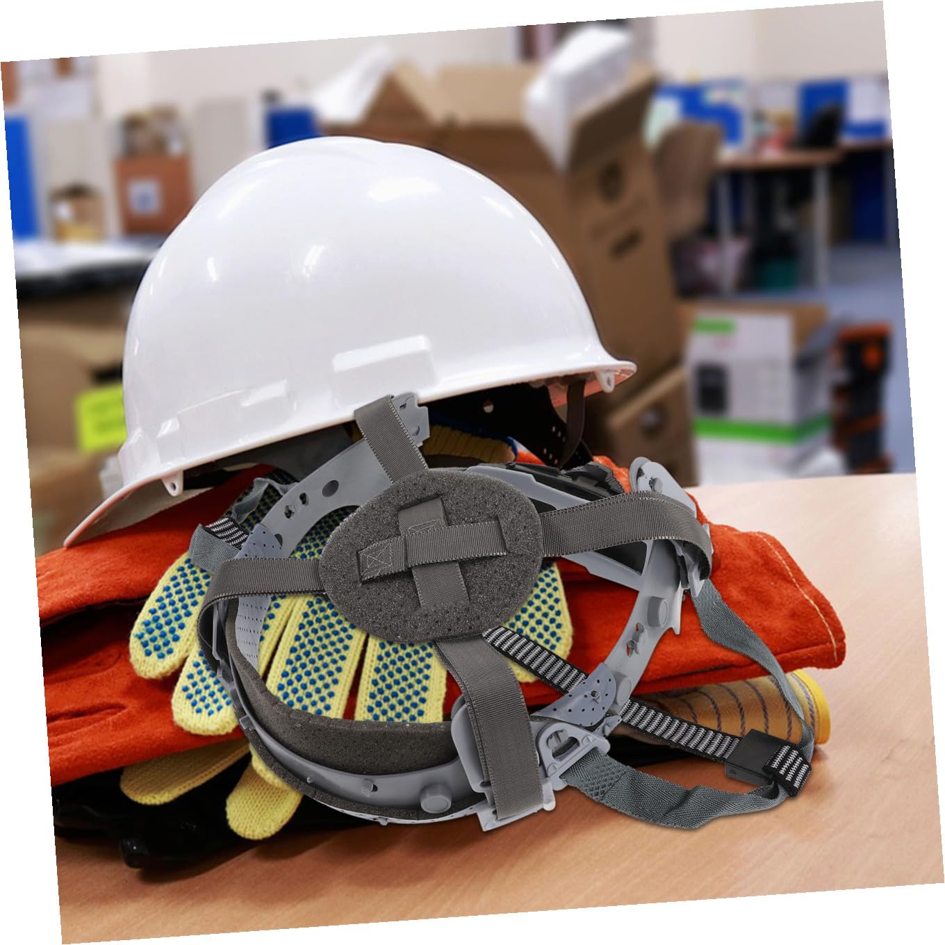 NUOBESTY Seguridad Suspensión Casco de Reemplazo Puntos Accesorio Transpirable Casco de Protección
