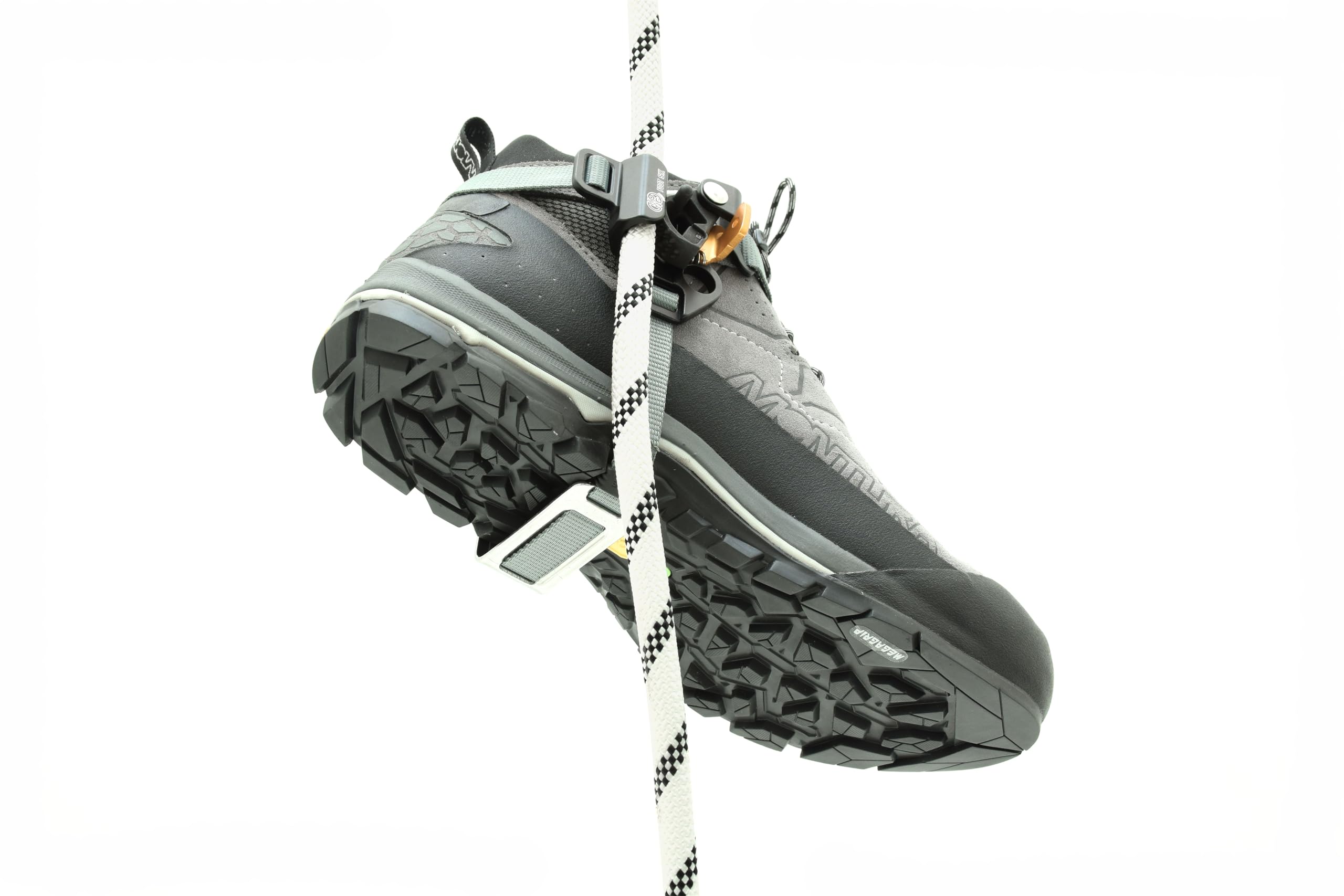 Kong. Futura Foot. Bloccante in Alluminio per Risalita. Riduce Il Rischio di Torsioni e Scivolamenti. Staffa Anti-Torsione. Made in Italy. 130g.