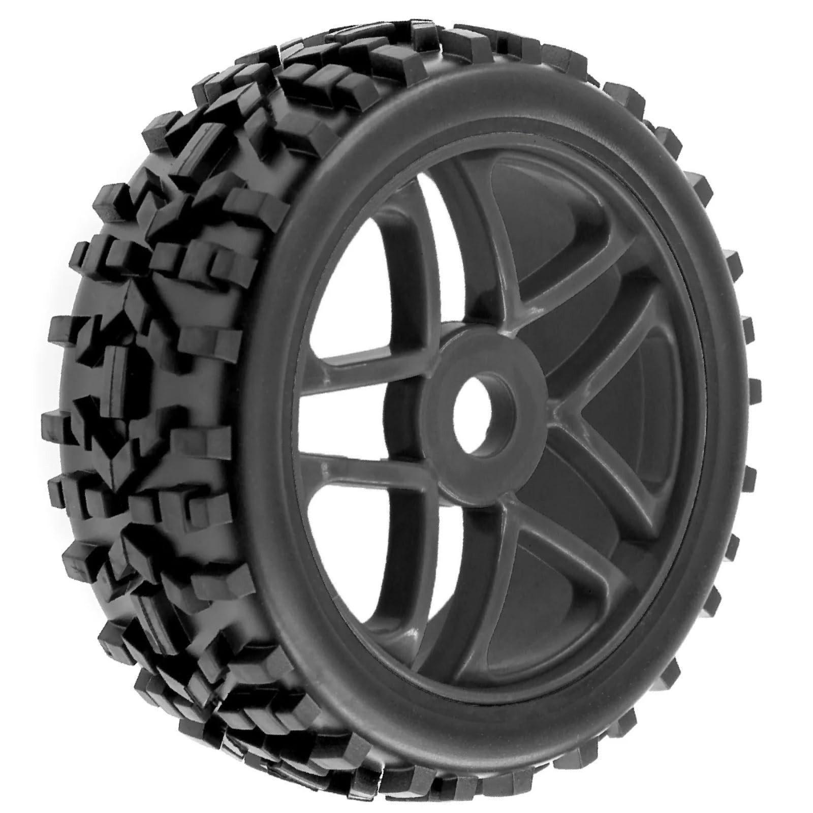 para Arrma para Typhon 3S 6S para Kyosho para Losi para Traxxas para Redcat para Buggy 1/8 4 Uds OD,72 "Ruedas Neumáticos Goma Llantas Hexagonales 17mm RC Juego NeumáTicos Ruedas RC