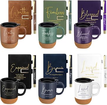 FillTouch 6 Set Christian Gift for Men Women Dark Color,Classic