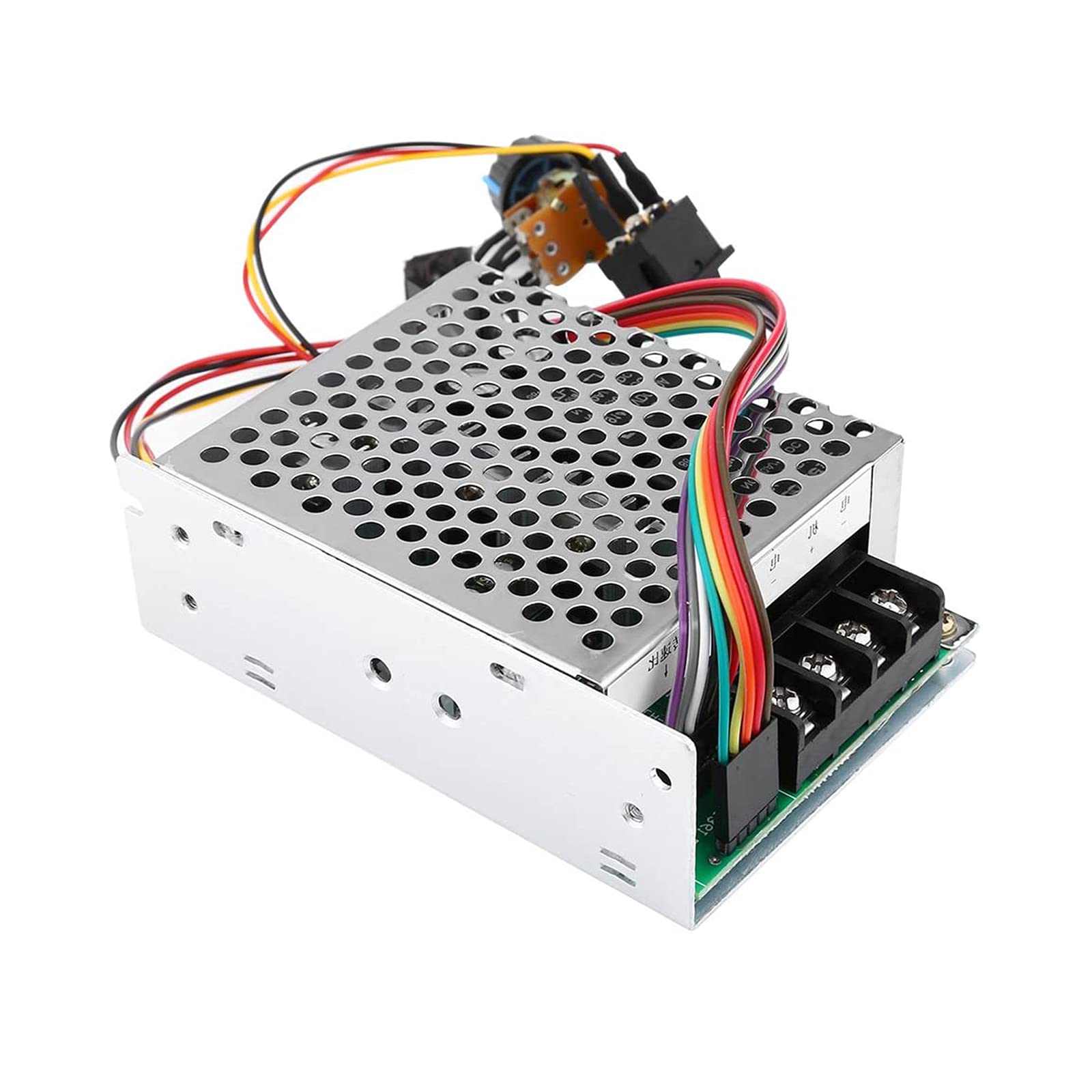 Regolatore di velocità del motore CC, PWM 10-55V 12V 24V 36V 48V 60A, Regolatore di velocità del motore CC continuo con funzione interruttore e display a LED