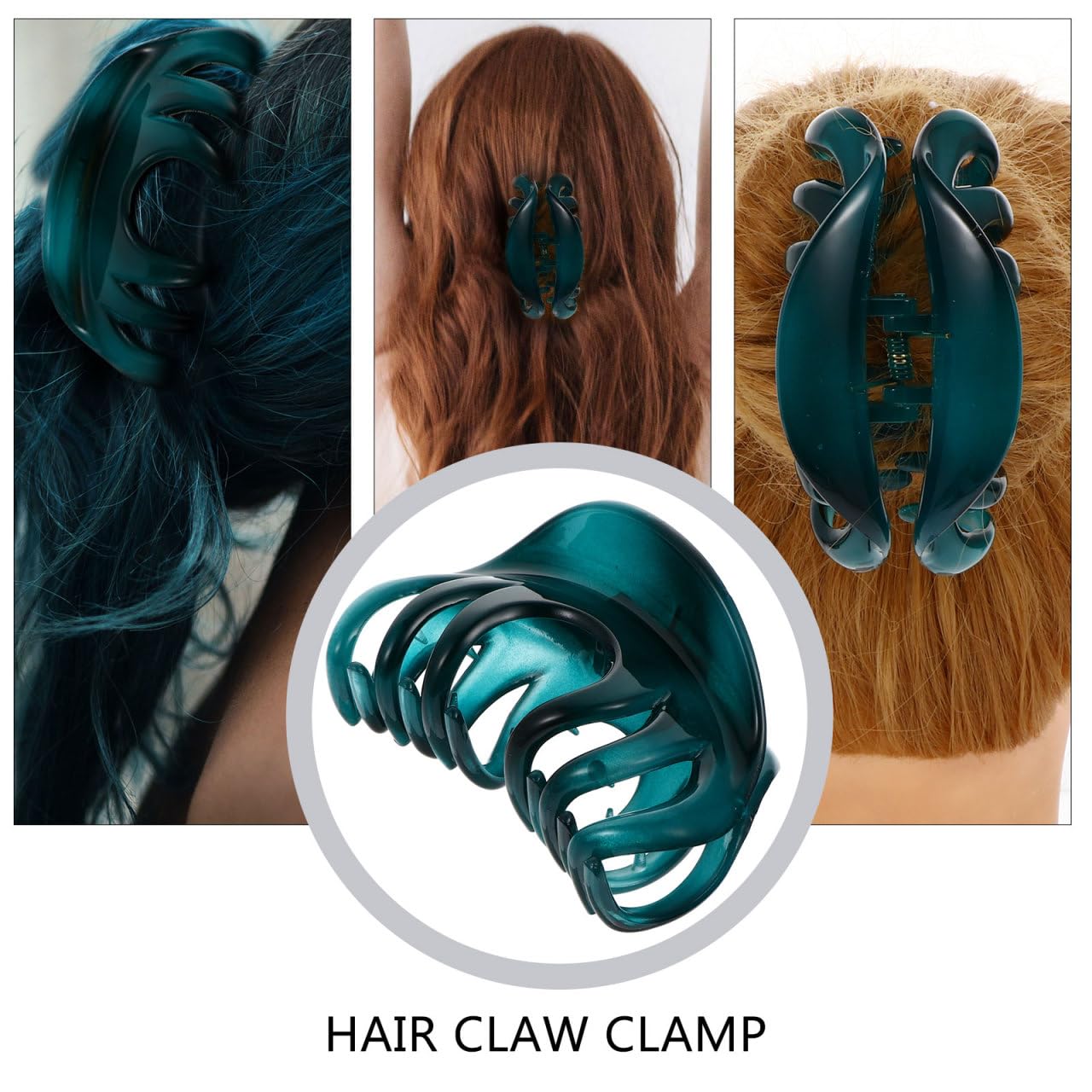 Healvian Large Hair Clip 2Pcs Non-Slip Claw Clips for Women Thick and Thin Hair Styling Accessories Comfortable Jaw Clips for Office and Casual Use - Image 2